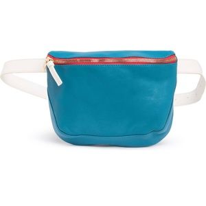 BRAND NEW Clare V turquoise Fanny pack